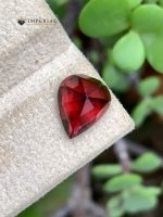2.95 Carats Natural Rhodolite Garnet Gemstone Tanzania - Back View 1