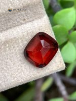 3.00 Carats Natural Rhodolite Garnet Gemstone Tanzania - Back View 2