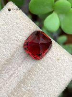 3.25 Carats Natural Rhodolite Garnet Gemstone Tanzania - Back View 1