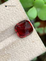 3.25 Carats Natural Rhodolite Garnet Gemstone Tanzania - Back View 2