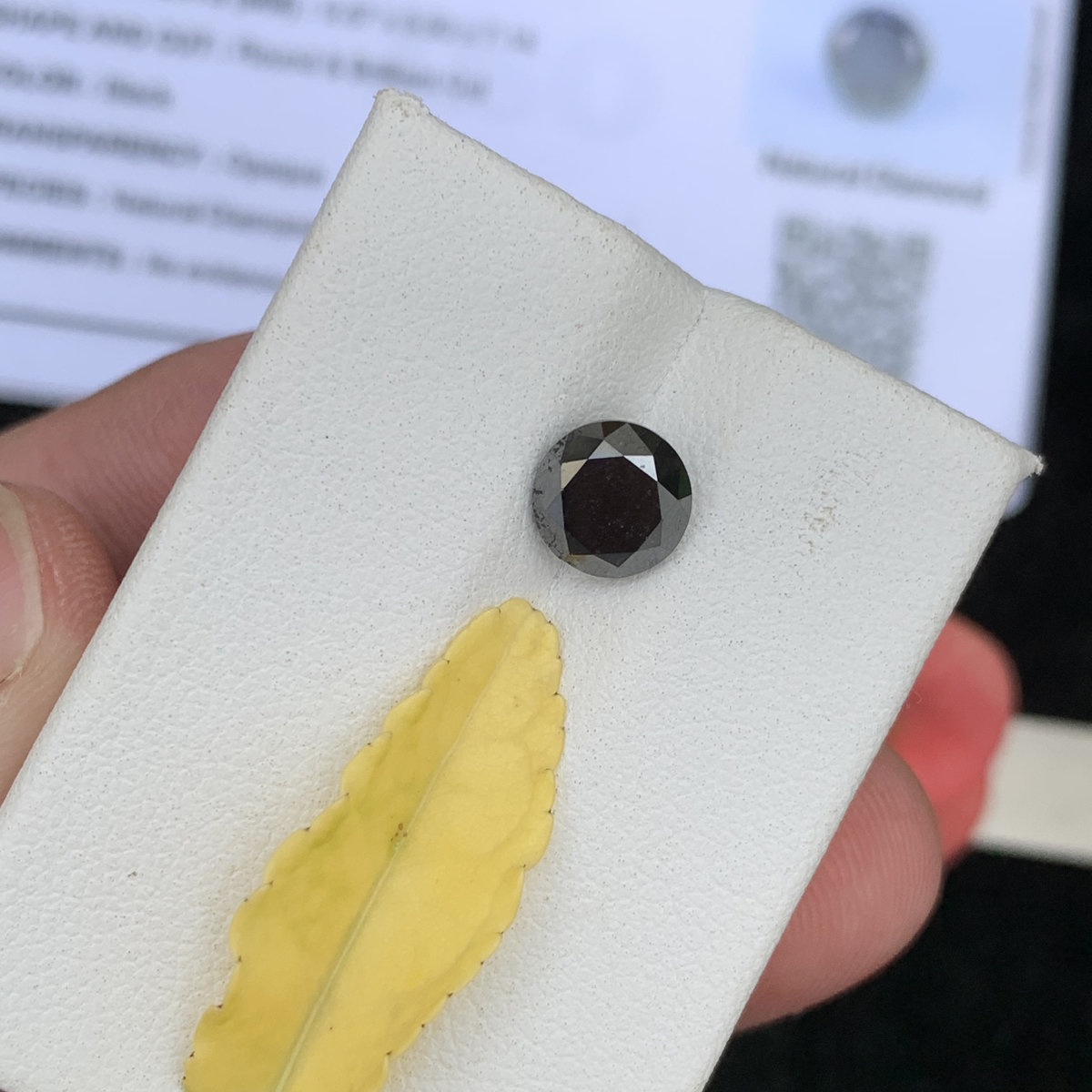 Natural Black Diamond Natural Black Diamond