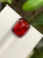 6.10 Carats Natural Rhodolite Garnet Gemstone from Tanzania - Back View 1