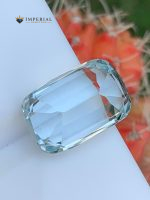 Natural aquamarine 8.49 carats from Pakistan featuring an attractive blue color and fine gemstone clarity