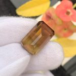 18.14 ct Natural Bi Color Tourmaline Afghanistan Gemstone