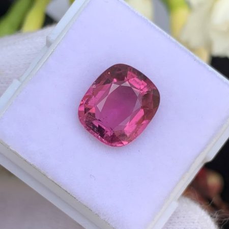 3.70 ct Natural Rubellite Tourmaline Loose Gemstone