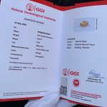 9.28 ct GGI Certified Natural Imperial Topaz Katlang