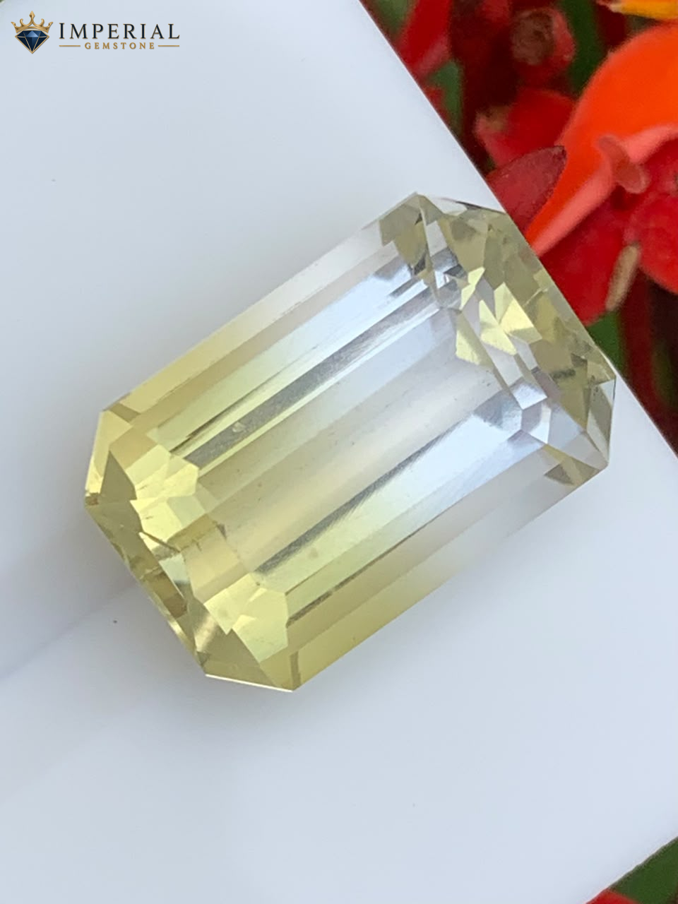 10.40 Carat Natural Bi-Color Lemon Quartz Brazil 10.40 Carat Natural Bi-Color Lemon Quartz Brazil