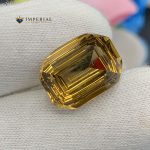 10.80 Ct Natural Honey Citrine Emerald Fancy Cut Gemstone