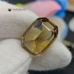 10.80 Ct Natural Honey Citrine Emerald Fancy Cut Gemstone