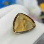 11.10 Ct Natural Honey Citrine Trillion Cut Brazil Gemstone