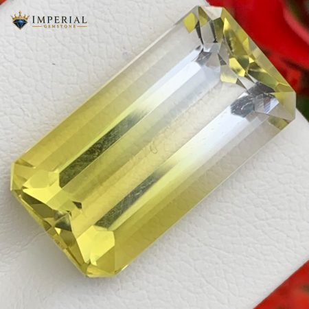 12.25 Carat Natural Bi-Color Lemon Quartz Brazil
