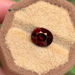 4.45 Ct Natural Vivid Red Garnet Almandine Oval Gemstone