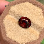 4.45 Ct Natural Vivid Red Garnet Almandine Oval Gemstone