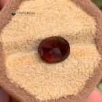 4.45 Ct Natural Vivid Red Garnet Almandine Oval Gemstone