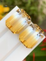 40.20 Carats Natural Bi-Color Citrine Pair Brazil