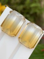 40.20 Carats Natural Bi-Color Citrine Pair Brazil
