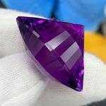 43.55 Carats Natural Amethyst Eye Shape Brazilian Gemstone