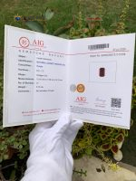 5.70 Ct Natural Rhodolite Garnet Purple Octagon Gemstone - Report