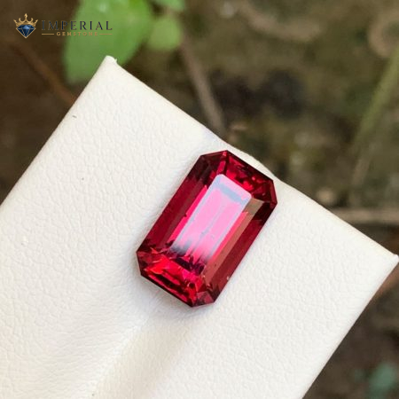5.70 Ct Natural Rhodolite Garnet Purple Octagon Gemstone