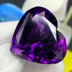 71.10 Carats Natural Amethyst Heart Shape Brazilian Gemstone