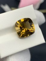 8 Ct Natural Honey Citrine Cushion Cut Brazil Gemstone