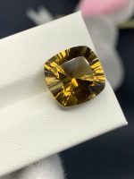 8 Ct Natural Honey Citrine Cushion Cut Brazil Gemstone