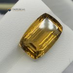 9.15 Ct Natural Honey Citrine Cushion Cut Brazil Gemstone