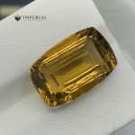 9.15 Ct Natural Honey Citrine Cushion Cut Brazil Gemstone