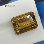 9.20 Ct Natural Honey Citrine Emerald Fancy Cut Gemstone