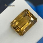 9.20 Ct Natural Honey Citrine Emerald Fancy Cut Gemstone