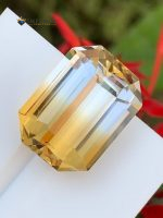 15.10 Carats Natural Bi-Color Citrine from Brazil
