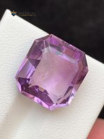 10.00 Carats Natural Amethyst Asscher Cut from Brazil