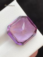 10.00 Carats Natural Amethyst Asscher Cut from Brazil
