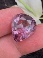 10.00 Carats Natural Amethyst Heart Shape VS1 from Brazil