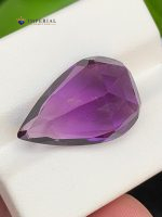 11.05 Carat Natural Amethyst Pear Shape VS1 from Brazil