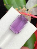 11.30 Carat Natural Amethyst Emerald Step Cut VS1 Brazil