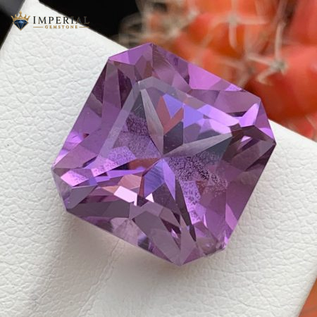 11.30 Carats Natural Amethyst Asscher Cut VS1 from Brazil