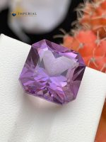 11.30 Carats Natural Amethyst Asscher Cut VS1 from Brazil