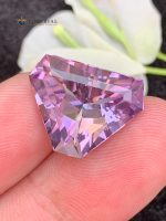 11.30 Carats Natural Amethyst Trillion Cut VS1 from Brazil