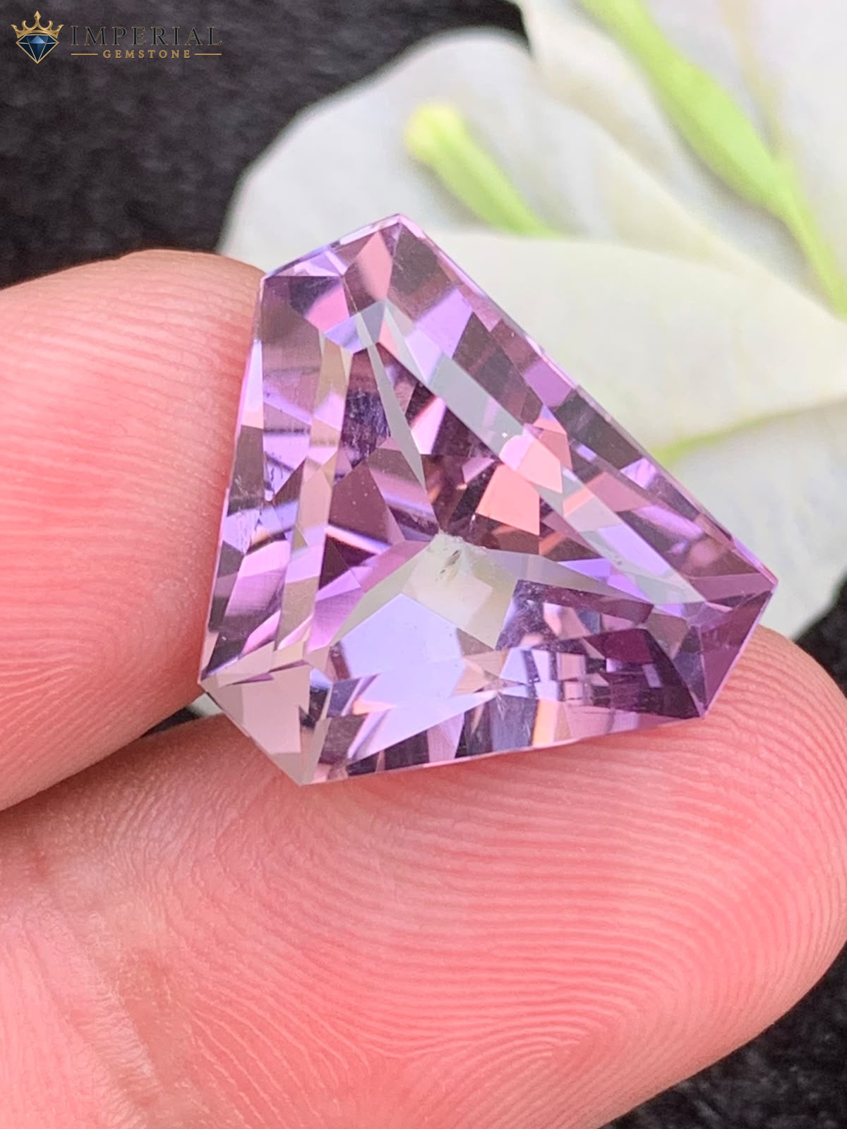 11.30 Carats Natural Amethyst Trillion Cut VS1 from Brazil 11.30 Carats Natural Amethyst Trillion Cut VS1 from Brazil