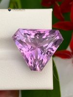 11.70 Carats Natural Amethyst Trillion Cut VS2 from Brazil