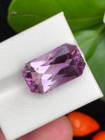 12.20 Carat Natural Amethyst Octagon Radiant Cut SI1 Brazil