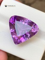 13.00 Carats Natural Amethyst Triangular Brilliant Cut