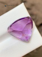13.00 Carats Natural Amethyst Triangular Brilliant Cut