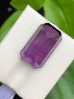 13.65 Carat Natural Amethyst Emerald Step Cut VVS1 Brazil
