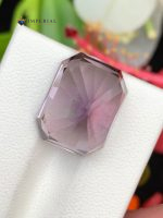 14.05 Carat Natural Amethyst Radiant Cut SI2 from Brazil