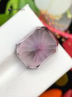 14.05 Carat Natural Amethyst Radiant Cut SI2 from Brazil