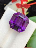 14.20 Carats Natural Amethyst Emerald Cut VVS1 from Brazil