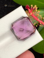 15.30 Ct Natural Amethyst Asscher Cut VVS1 from Brazil