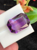 16.40 Carats Natural Amethyst Emerald Step Cut VS2 Brazil